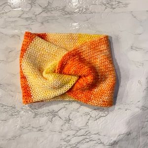 Knitted Handmade Ear Warmers | Color: Sunrise Ombre